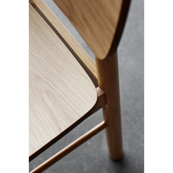 Stołek barowy Barlow dąb naturalny - ACTONA